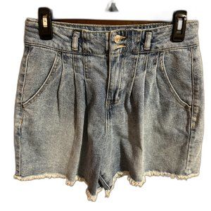 Wild fable size 4 highest rise a-line shorts raw hem‎